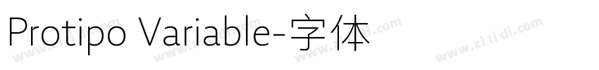 Protipo Variable字体转换
